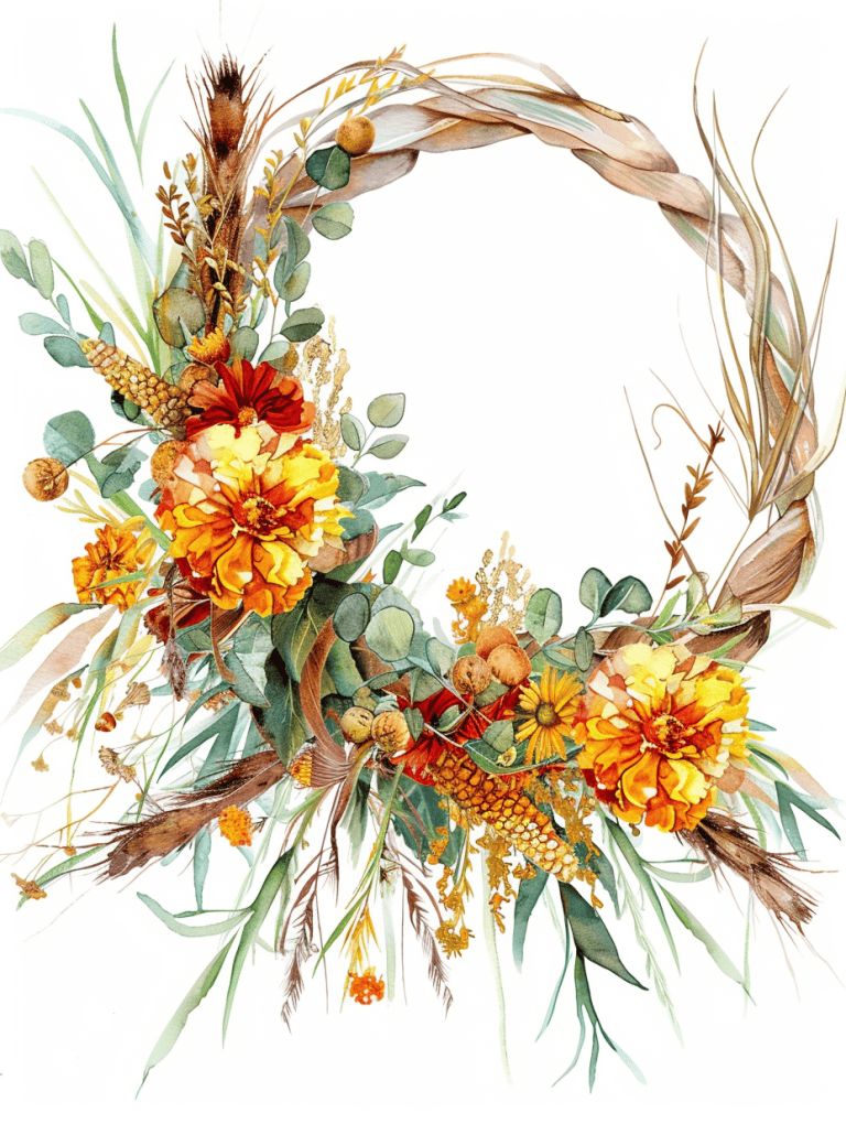 Wreath Crafted From Intertwined Vines
