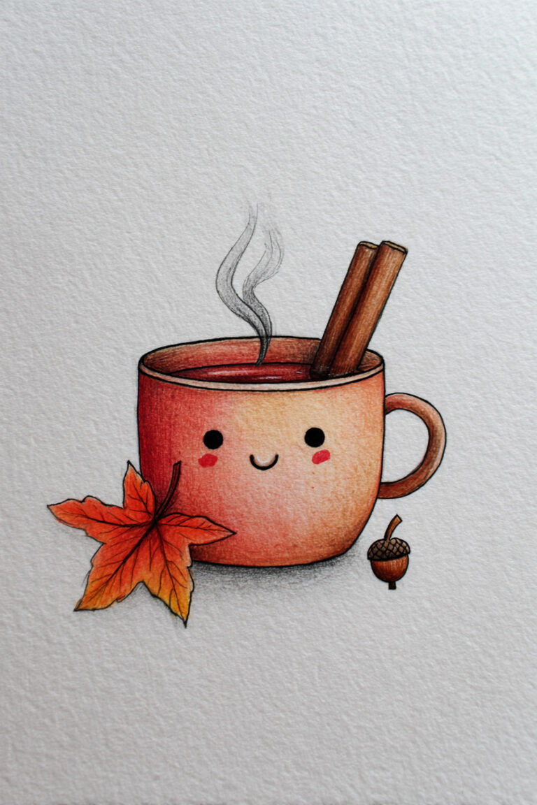 Apple Cider With Cinnamon Stick