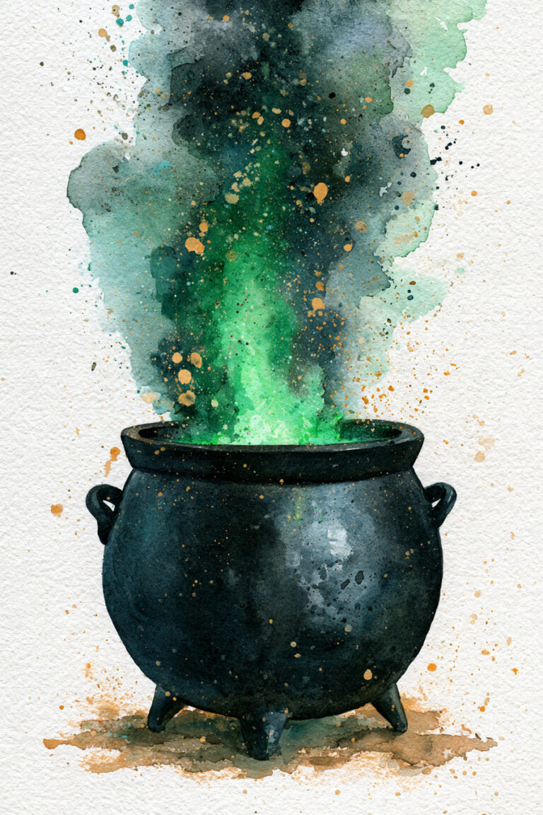 Bubbling Witch Cauldron