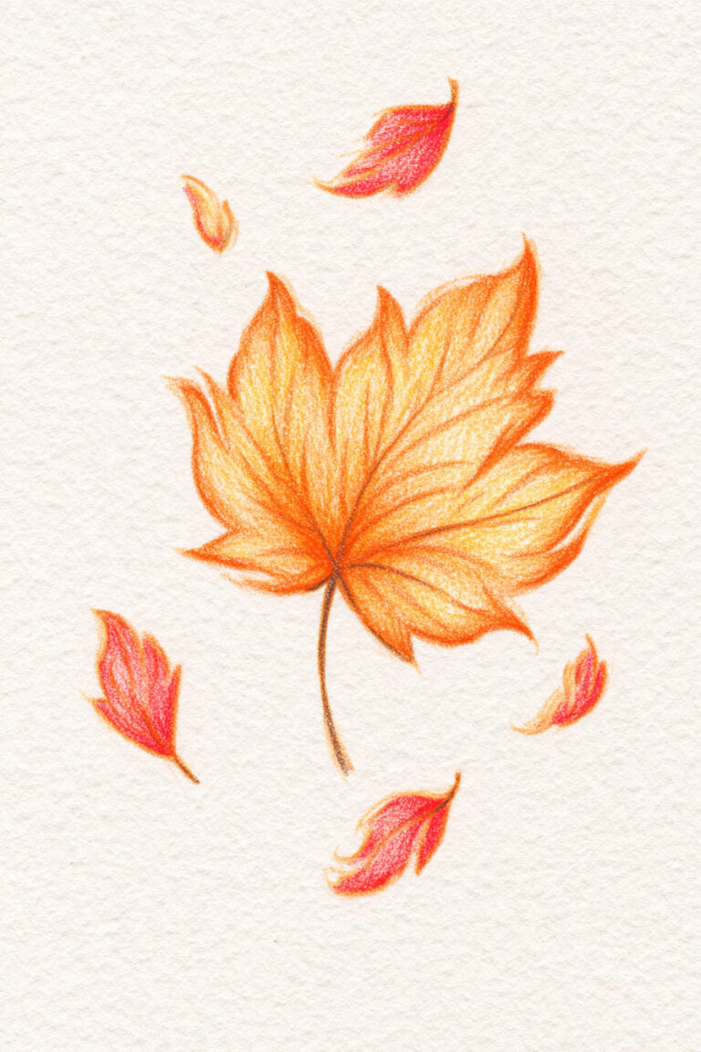 Cluster Of Fall Leaves