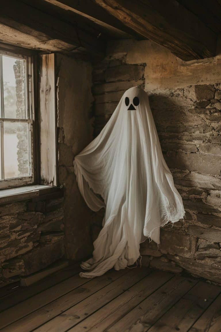 Ghost Made From Cheesecloth