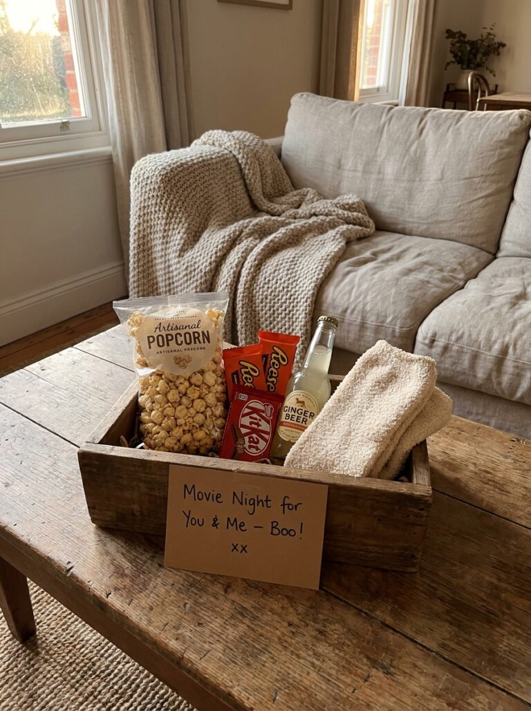 25. Halloween Movie Night Basket