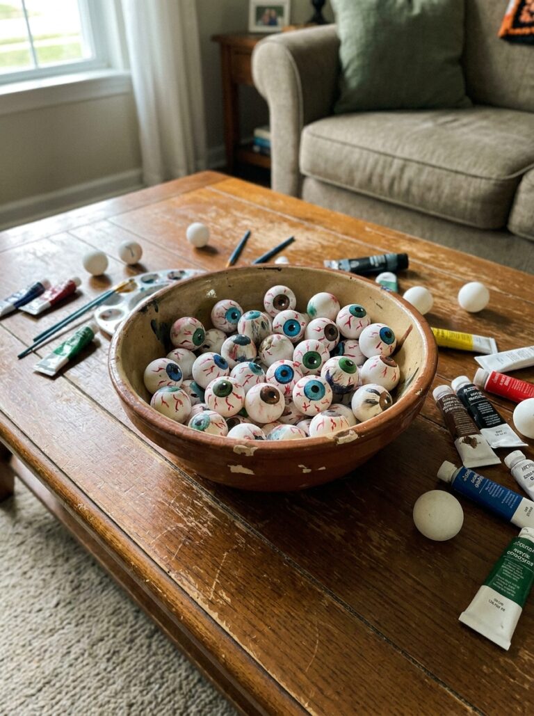 Eyeball Made From Ping Pong Balls