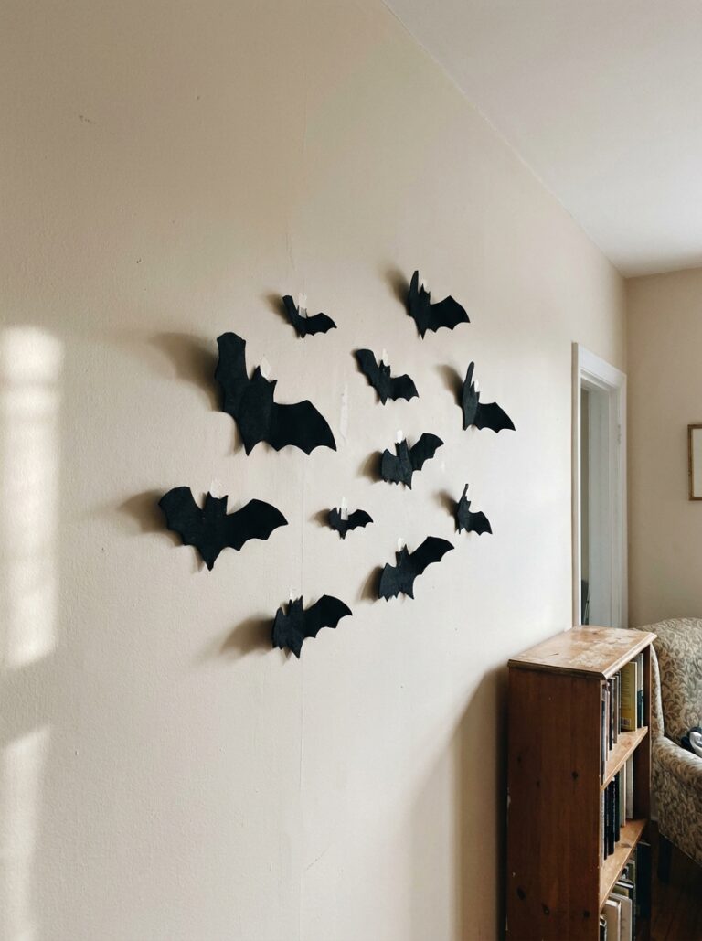 Bat Cut From Felt