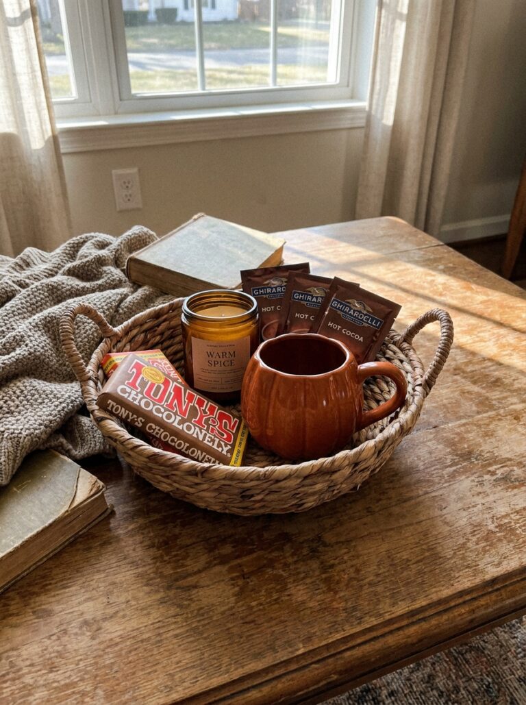 15. Pumpkin Mug and Scented Candle