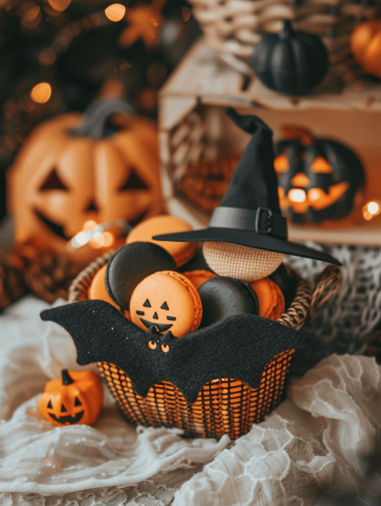 Halloween Inspired Macaroons