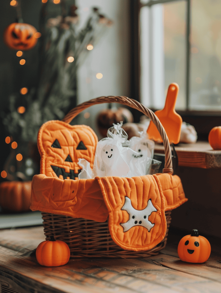Halloween Themed Pot Holders And Mitts