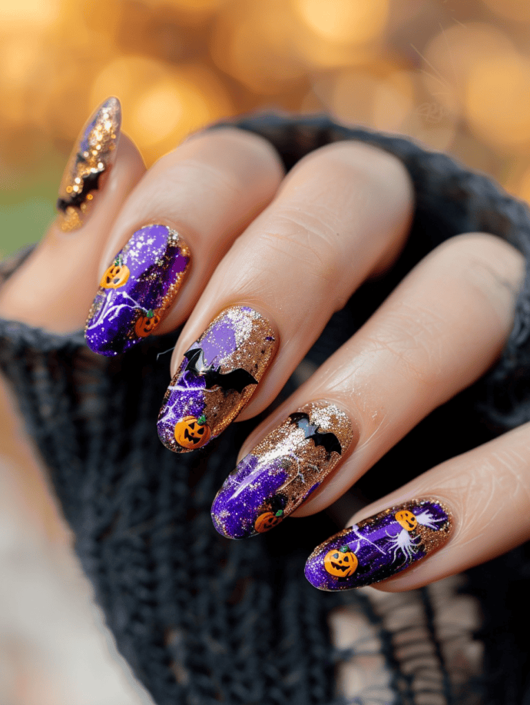 Pumpkins And Bats