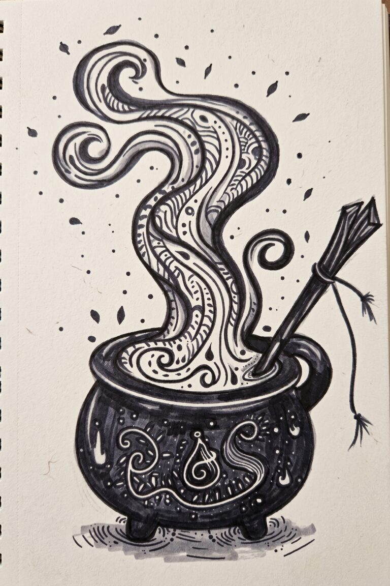 Bubbling Witch Cauldron