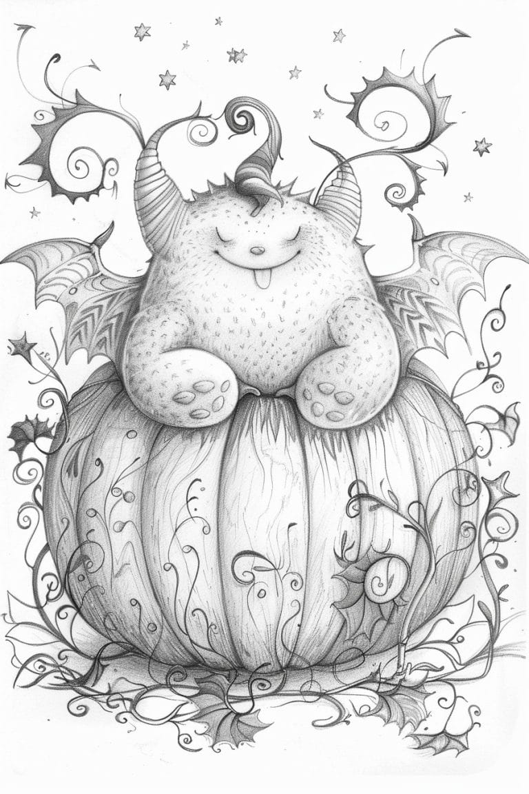Chubby Monster With Wings