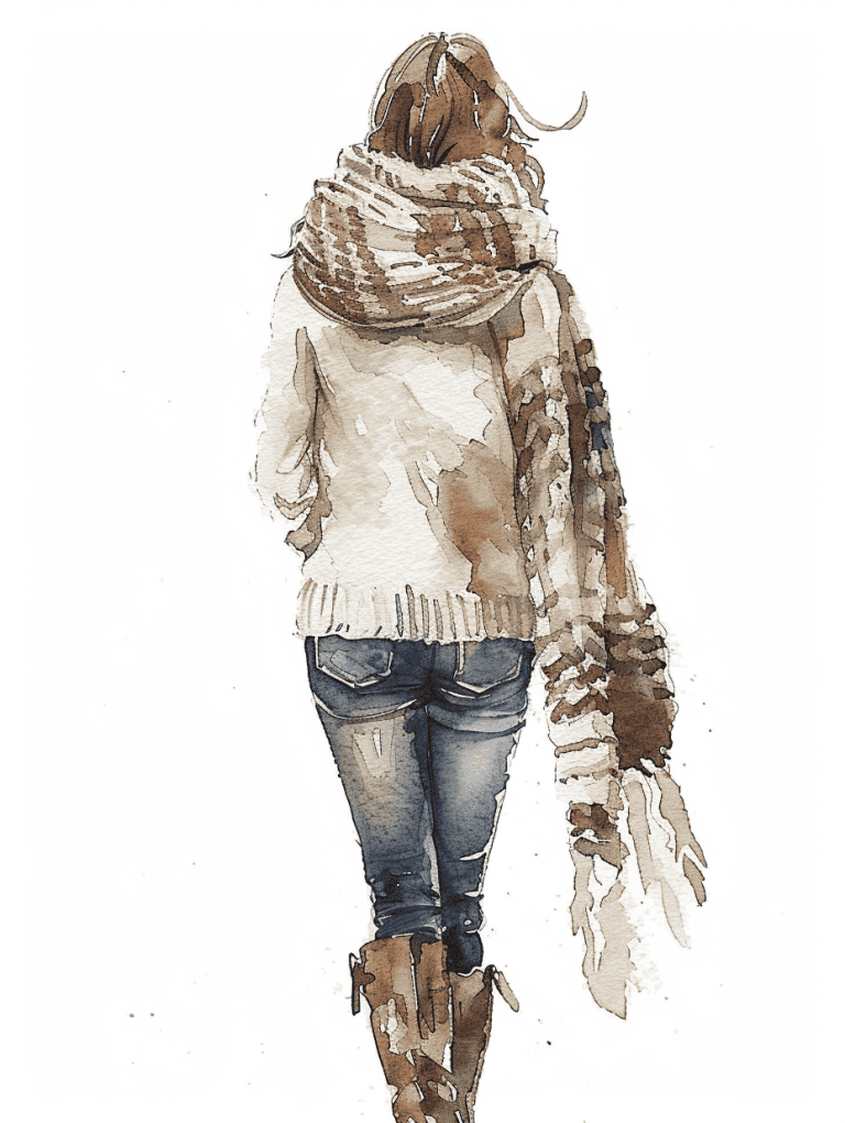 Sweater Paired With Jeans