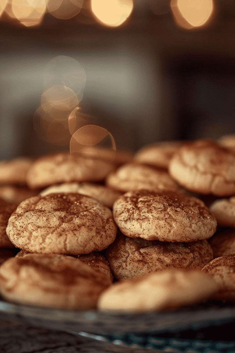 Cinnamon Dusted Snickerdoodles
