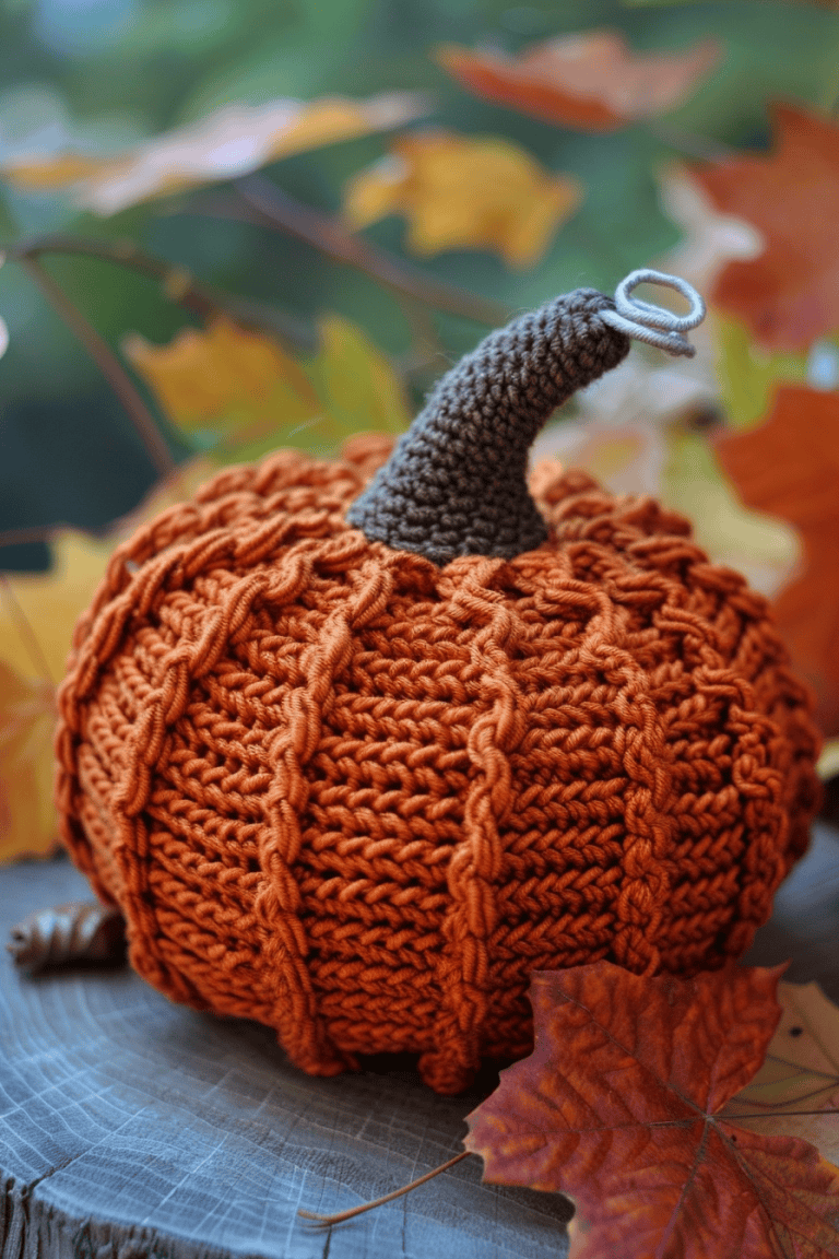 Classic Crochet Pumpkin