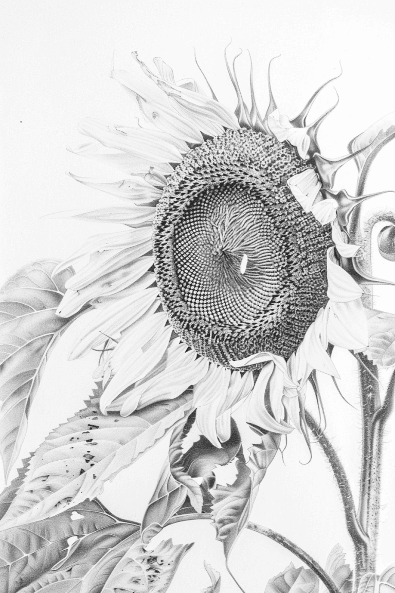 Close Up Of Sunflower