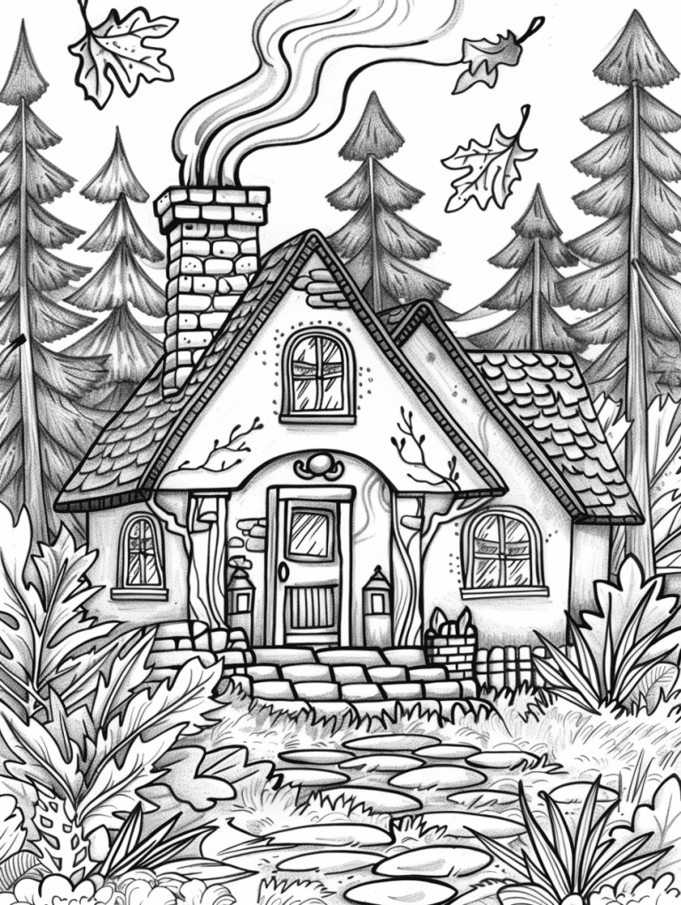 Cottage In The Heart Of The Forest