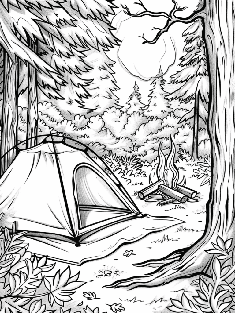 Cozy Forest Campsite