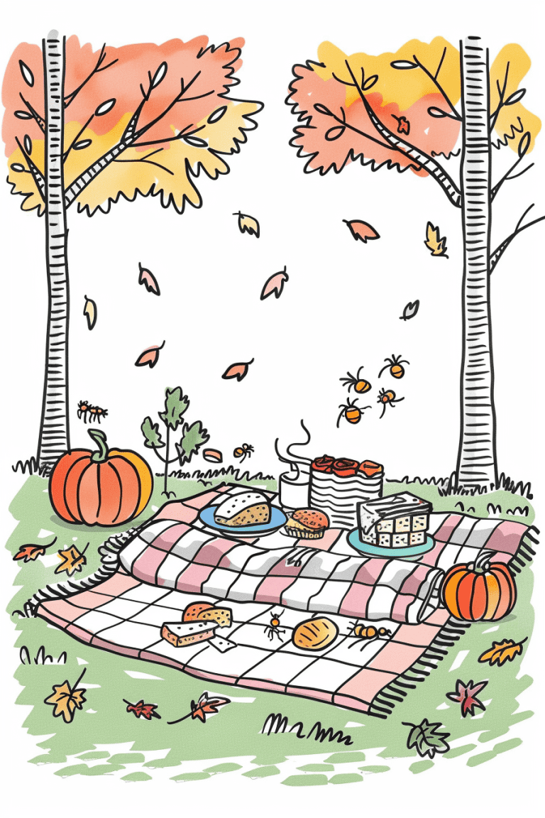 Outdoor Picnic Scene