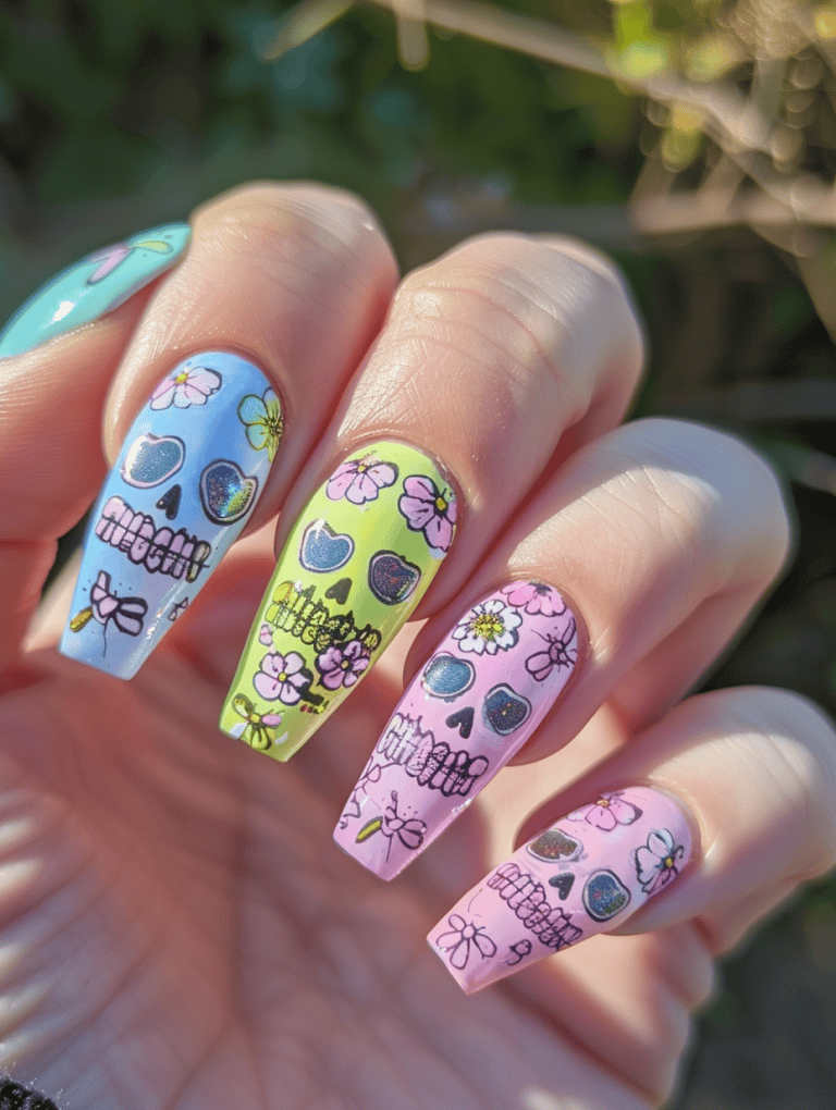 Pastel Skulls