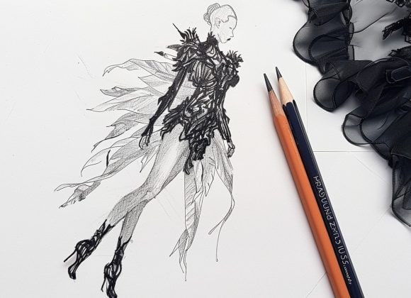 emthehuman1_a_coloured_pencil_that_is_next_to_a_fashion_sketch__8fe9b773-47a5-4c80-b863-5148df3d902b