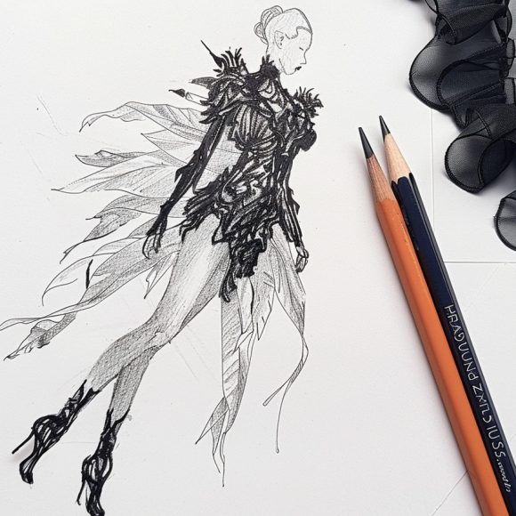 emthehuman1_a_coloured_pencil_that_is_next_to_a_fashion_sketch__8fe9b773-47a5-4c80-b863-5148df3d902b