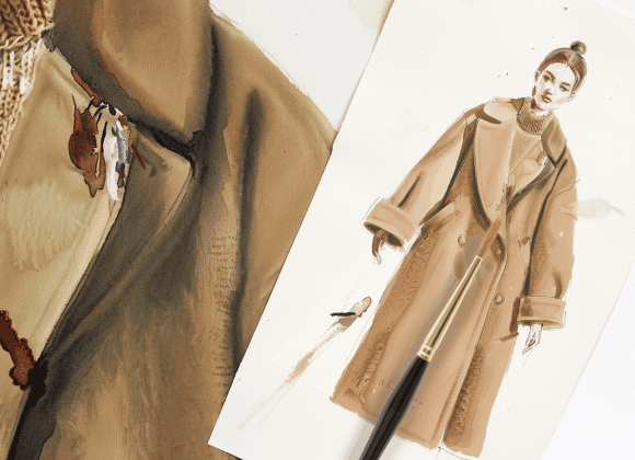 emthehuman1_a_paintbrush_next_to_a_fashion_painting_of_a_model__3fca2904-d08f-4734-8aa8-d60ac45f0285