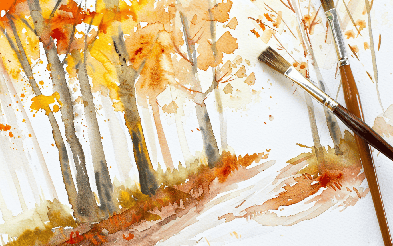 25 Cozy Fall Forest Watercolor Ideas