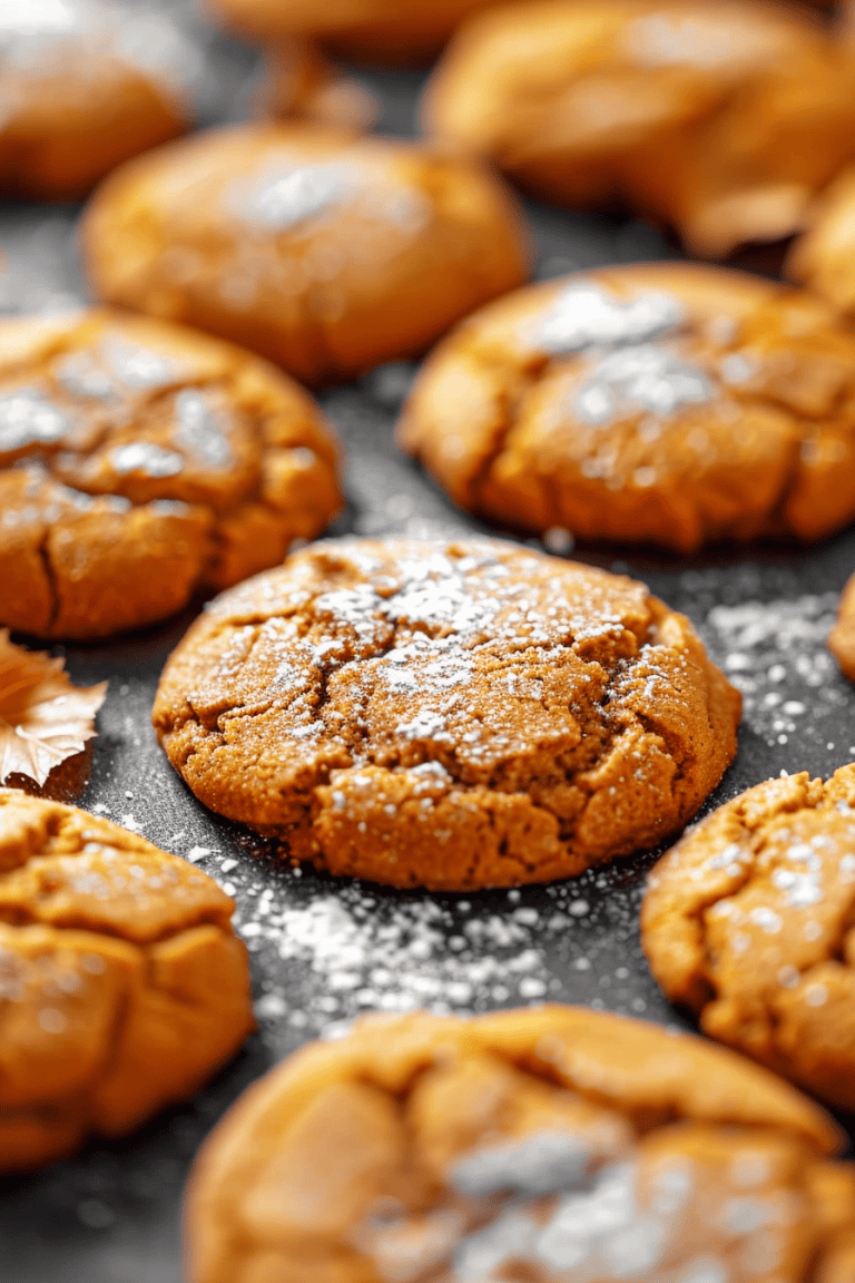 Golden Pumpkin Spiced Cookies
