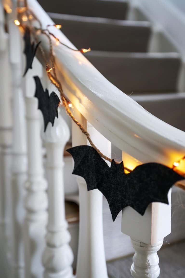 Bat Cut From Felt