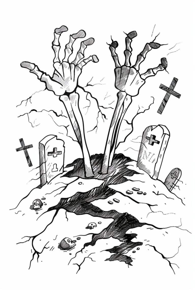Pair Of Skeleton Hands