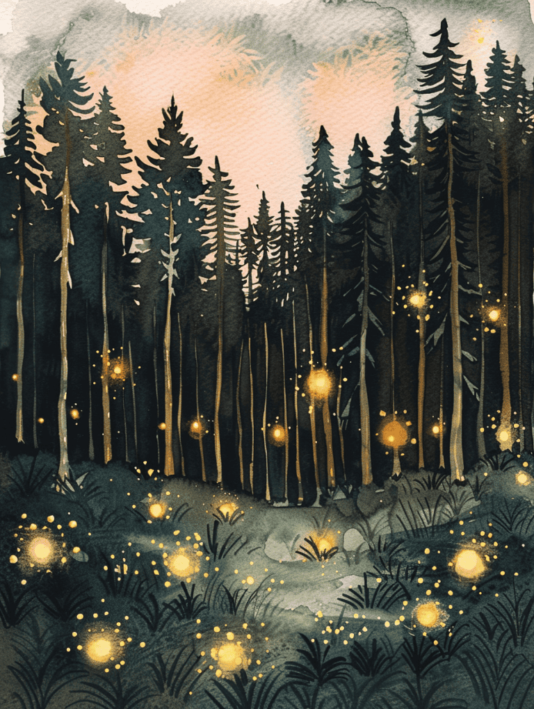 Peaceful Forest Scene