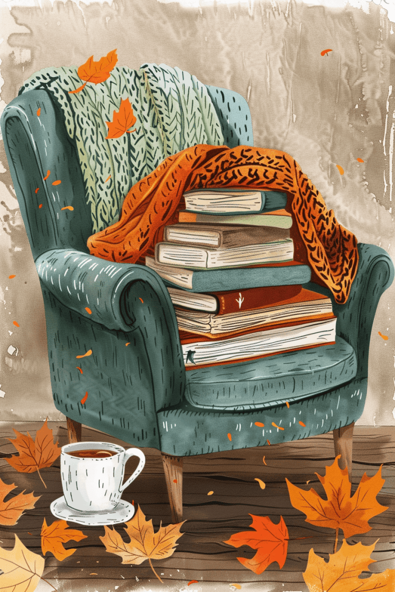 Books On A Cozy Chair