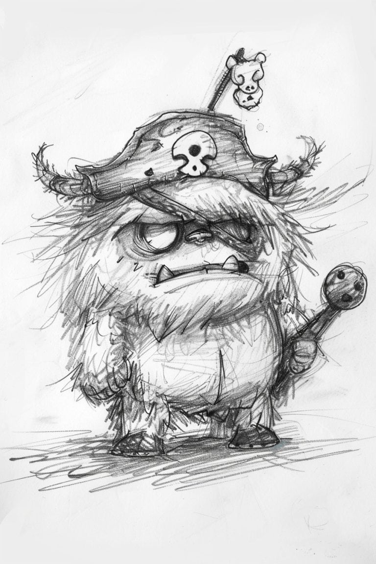 Pudgy Pirate Monster