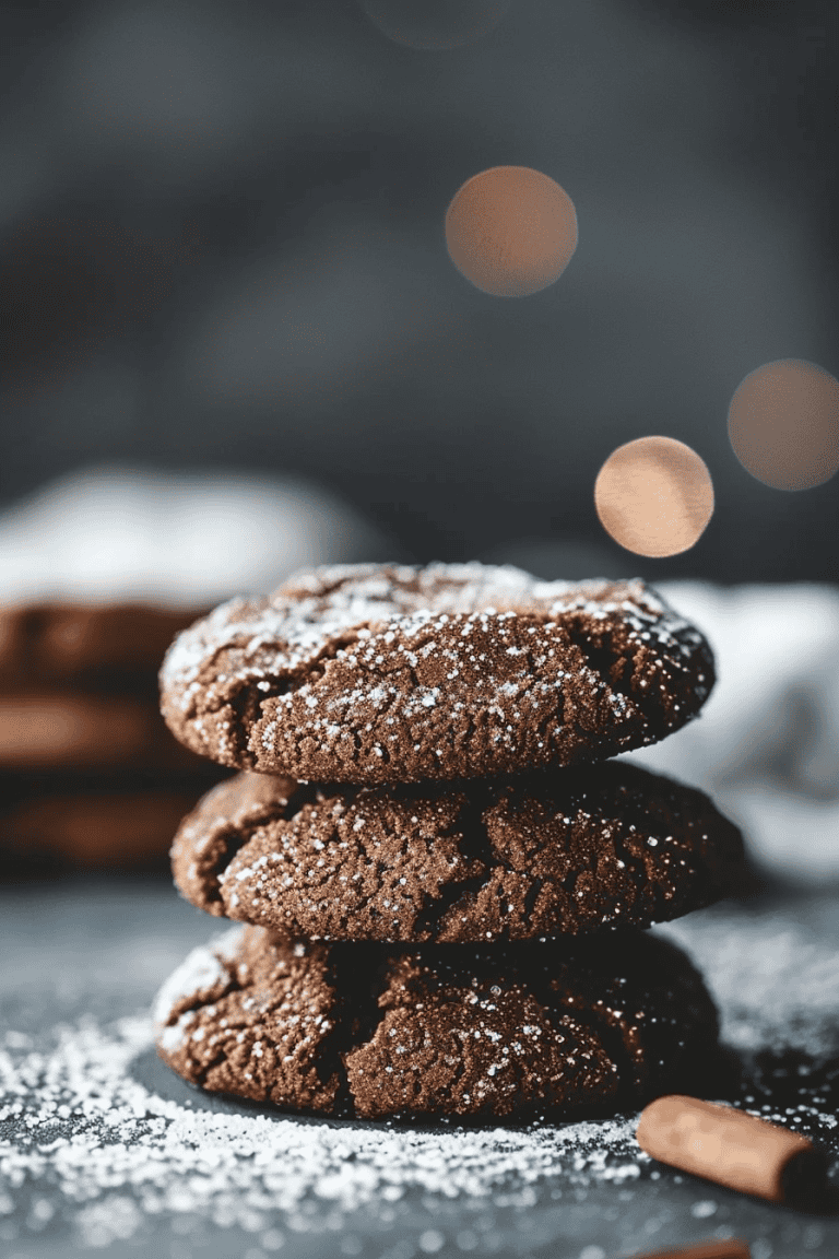 Spiced Gingersnap Cookies