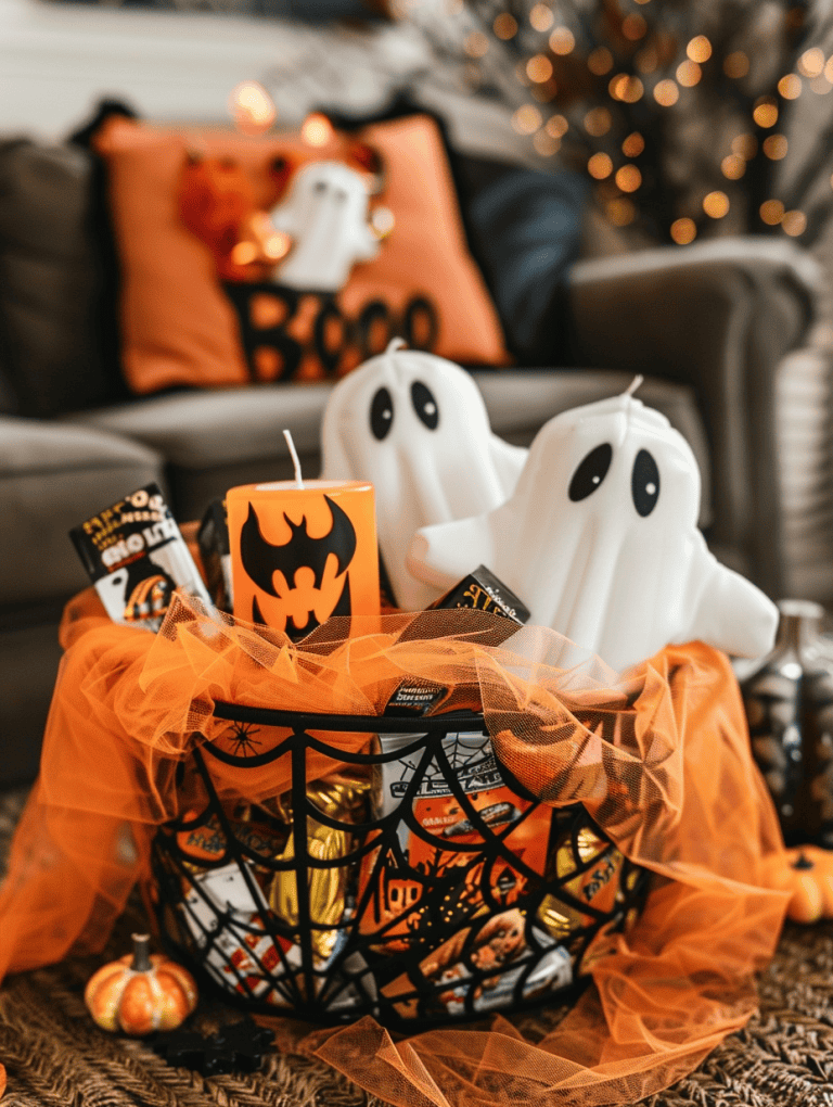Ghost Candles And Sweets