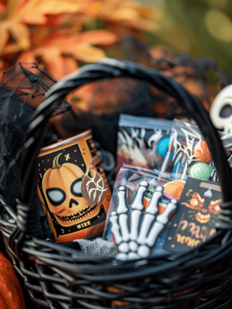 Skeleton Keychains And Candle