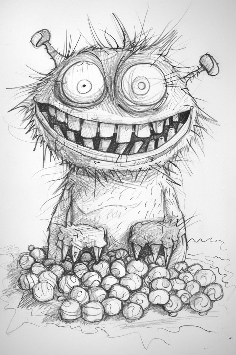 Big Eyed Smiling Monster