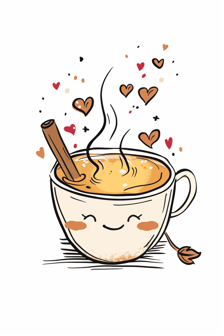 Apple Cider With Cinnamon Stick