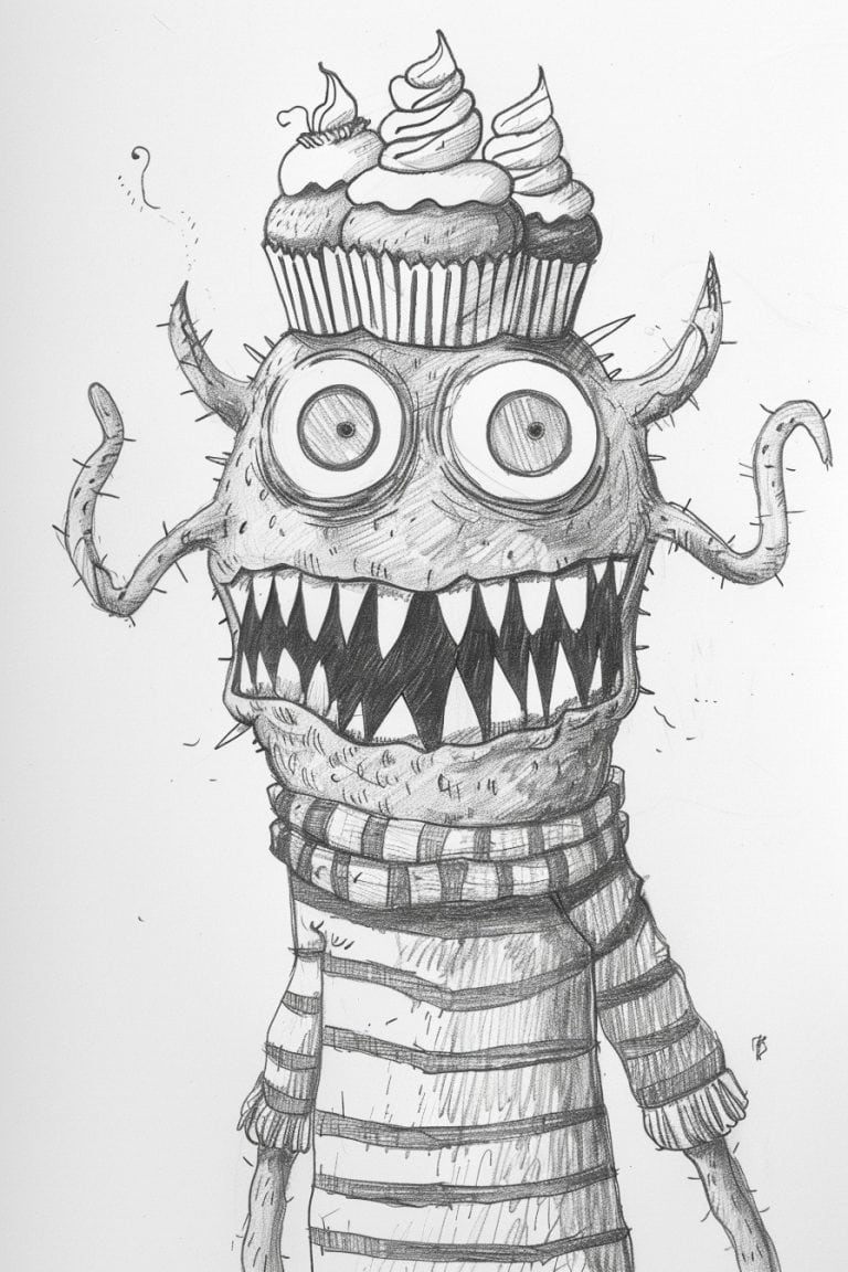 Monster Balancing Cupcakes