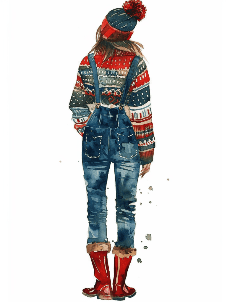 Whimsical Fair Isle Sweater