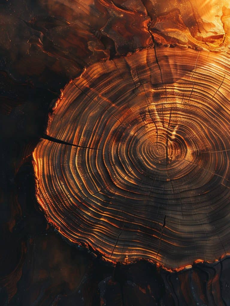 Tree Trunk Growth Rings