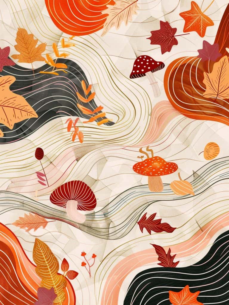 Interconnected Autumn Elements