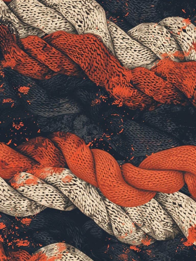Close Up Sweater Texture