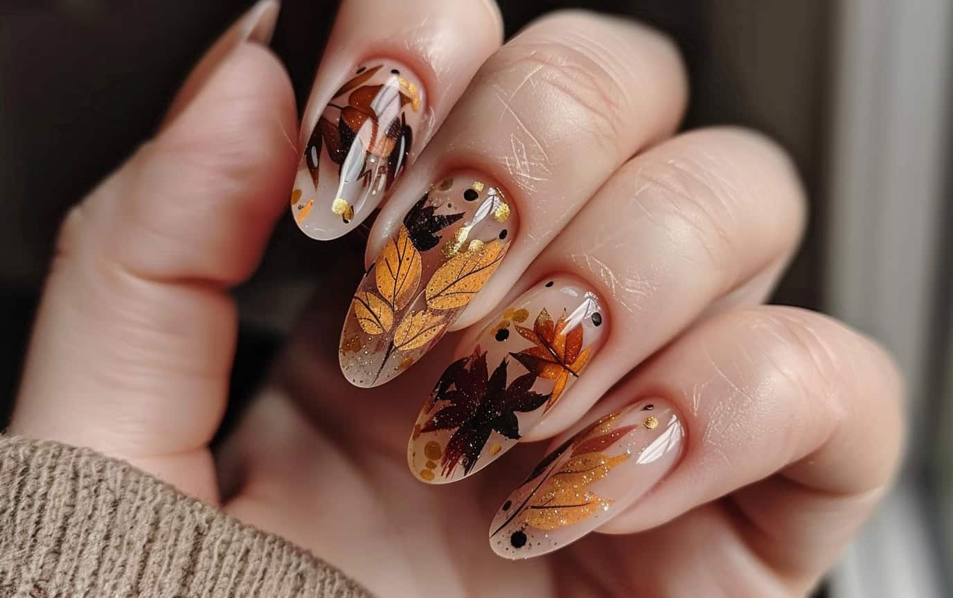 25 Cool Fall Nail Inspiration Ideas to Try This Autumn