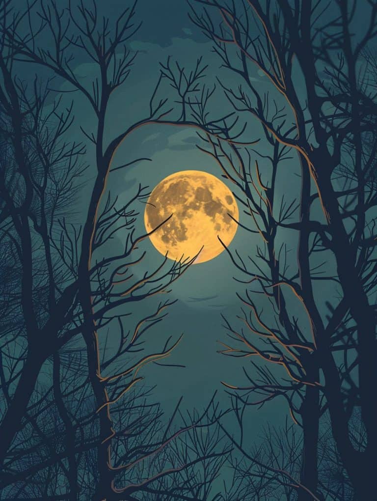 Rising Harvest Moon