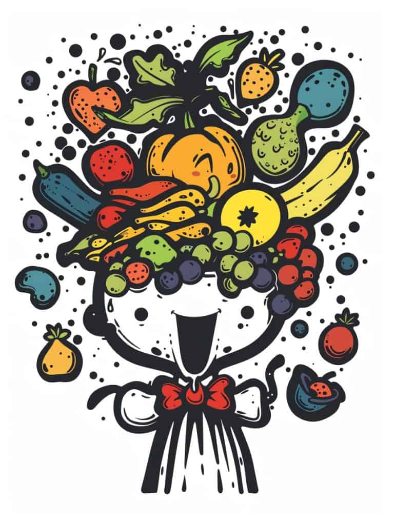 Kid Wearing Cornucopia