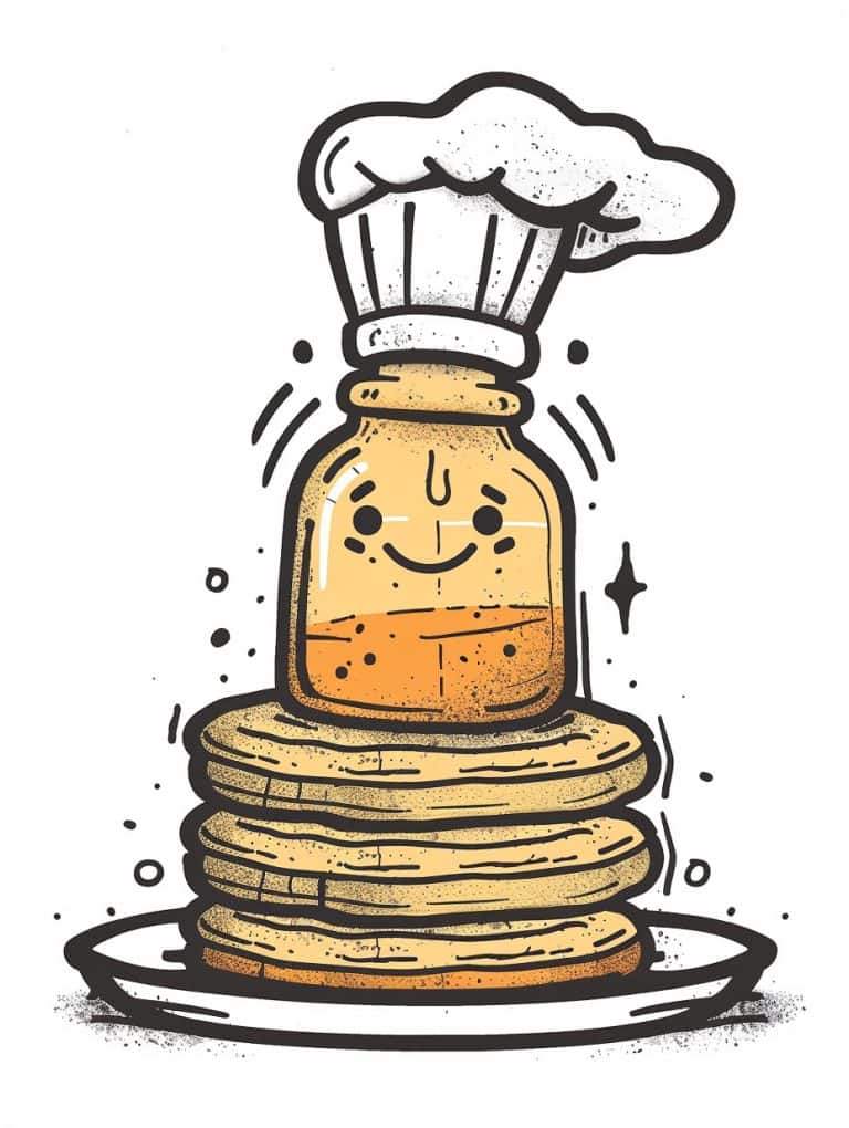 Maple Syrup On Pancakes