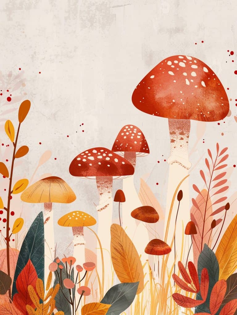Minimalist Mushroom Garden