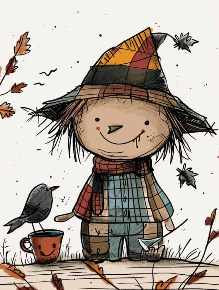 Pudgy Scarecrow