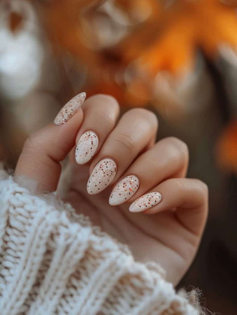 Speckled Caramel And Cream