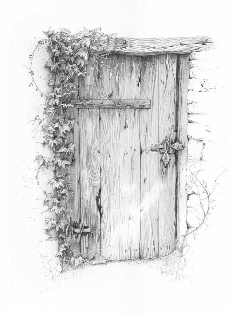 Weathered Barn Door